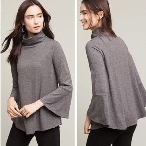 NWT Anthropologie 9-H15 STCL Striped LS Top XL